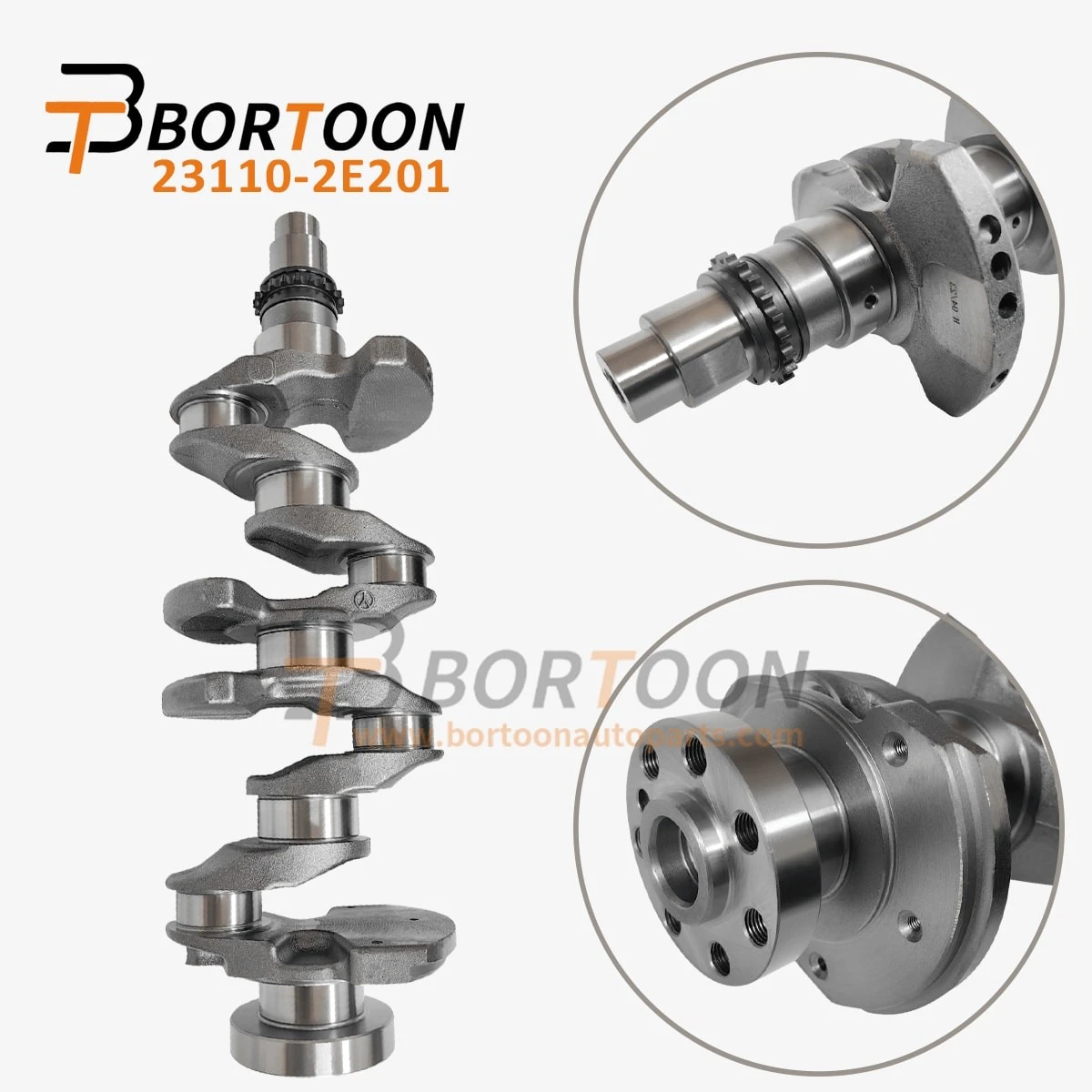 G4NC Engine Crankshaft OE 23110-2E201 For Hyundai Creta Elantra Sonata 2.0 L (4) G4NC Engine Crankshaft OE 23110-2E201 For Hyundai Creta Elantra Sonata 2.0 L (4)